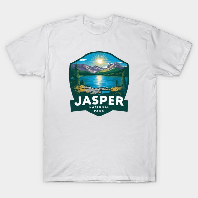 Jasper National Park Of Canada T-Shirt by Perspektiva